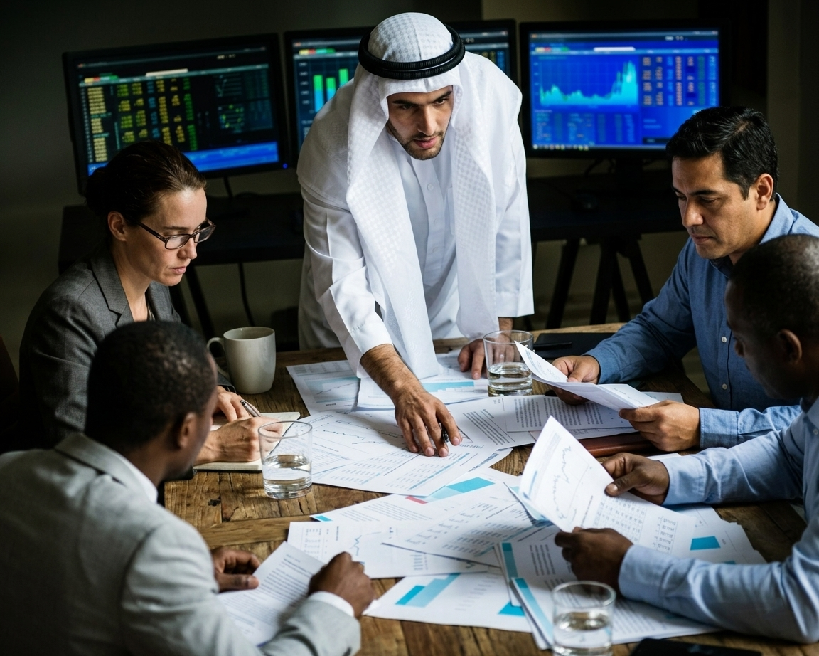 Saudi business executive representing Vision 2030 enterprise digital transformation across the Kingdom