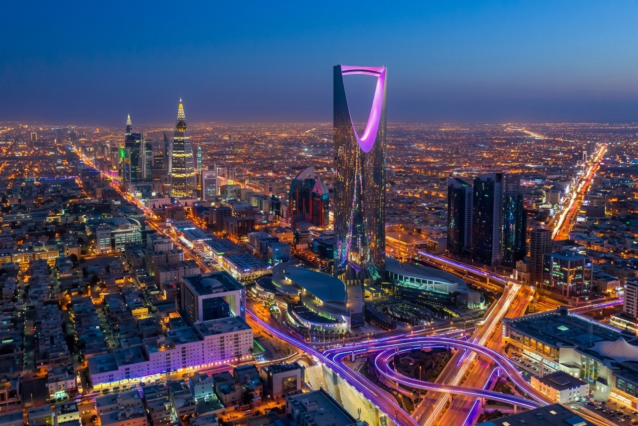 Saudi enterprise operations representing Vision 2030 digital transformation across the Kingdom